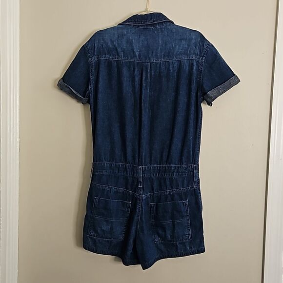 AG Adriano Goldschmeid “The Rhoda” Utility Romper XS Jean Short sleeve - Picture 6 of 16